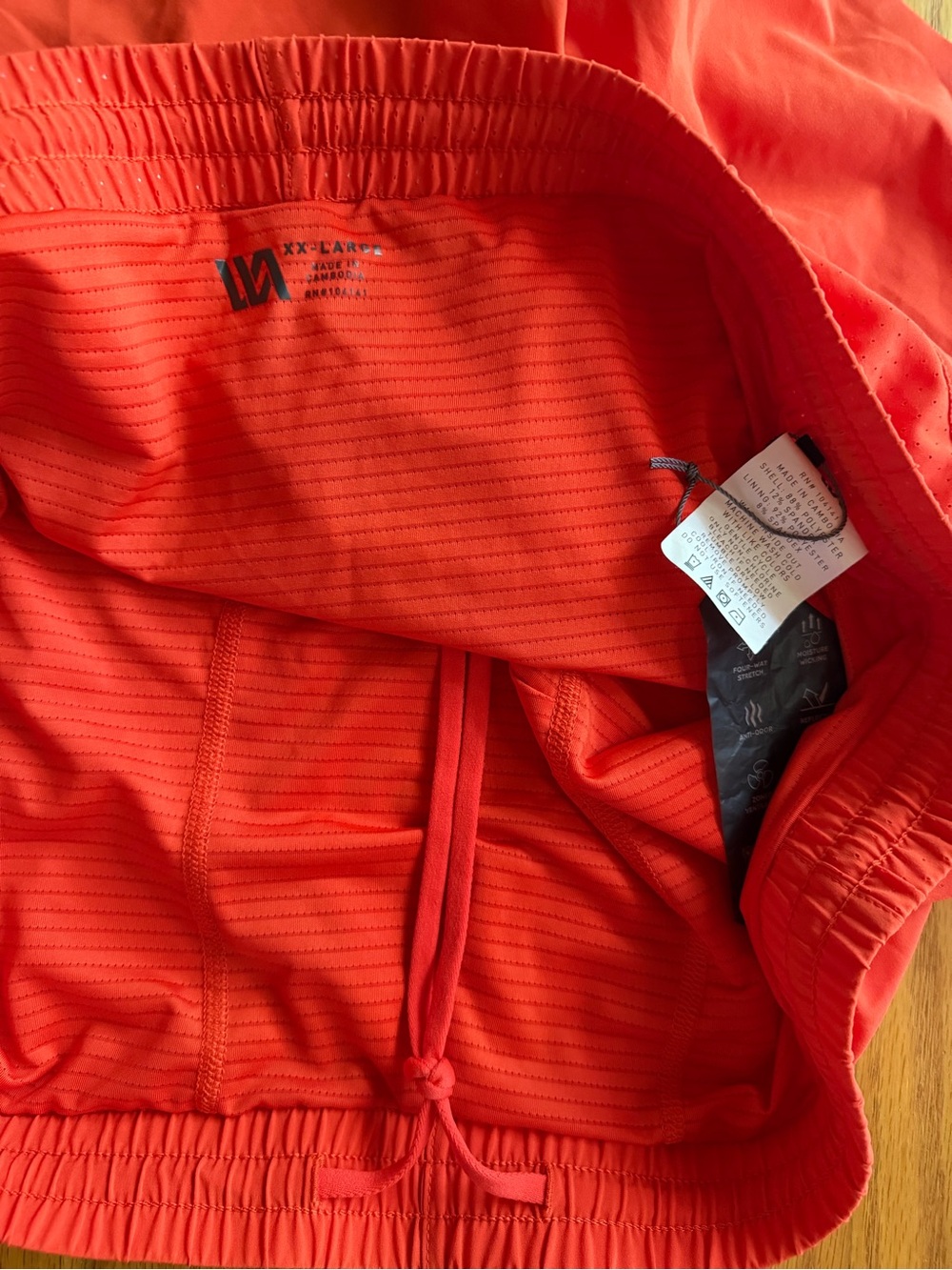 Men’s Red Performance Shorts - Picture 3 of 5